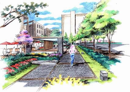 天津老城廂城市環(huán)境設計